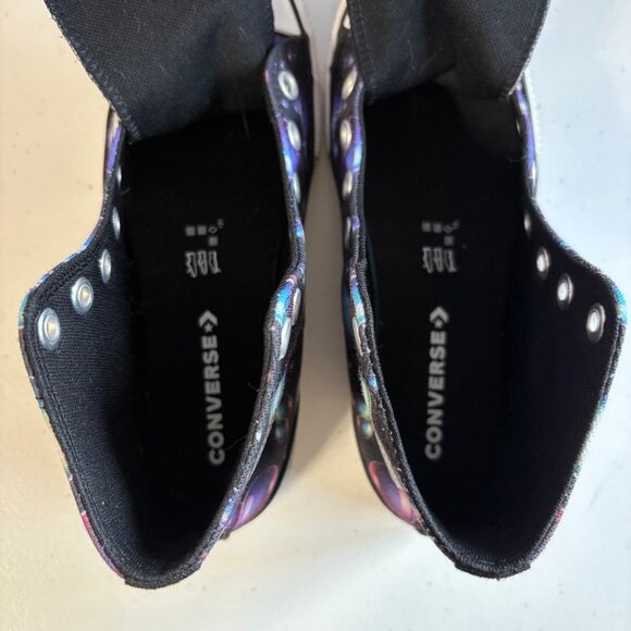 ✨ Converse Chuck Taylor All Star Youth High Tops | Iridescent Bubble Print | 3Y - Picture 11 of 11